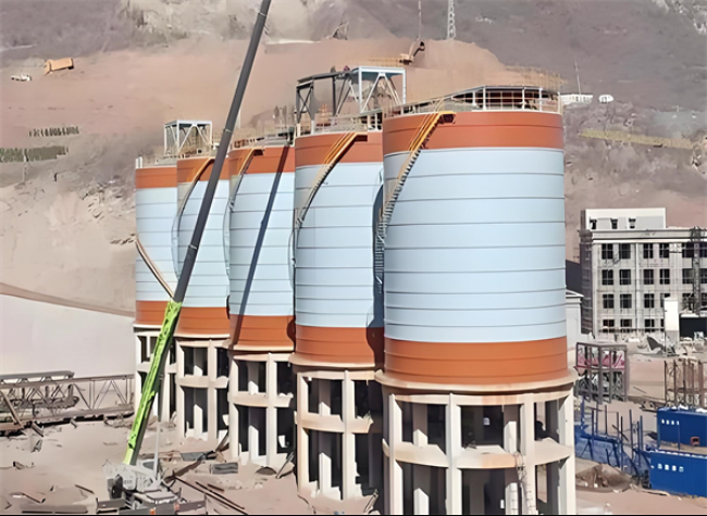 德格高架钢板仓